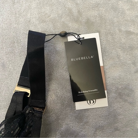 New! Bluebella Calla Black Embroidered Sheer Cutout Lingerie Bra 10539 - Picture 9 of 9